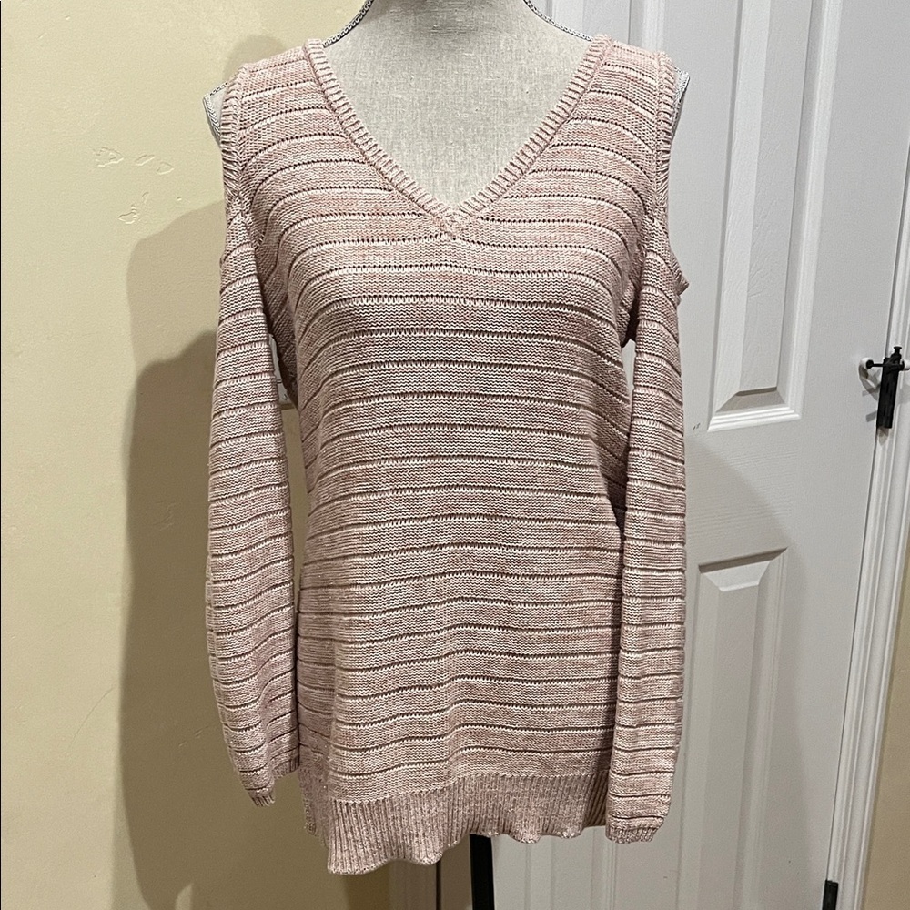White House Black Market Cold Shoulder Sweater